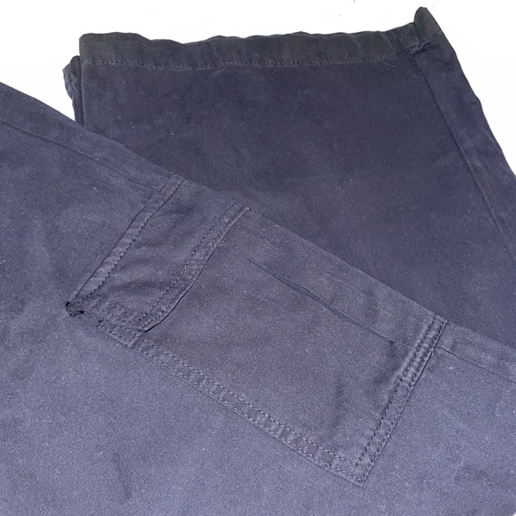 TIMING | Black Wide-Leg High-Waisted Cargo Pants | Size: M - Picture 8 of 8